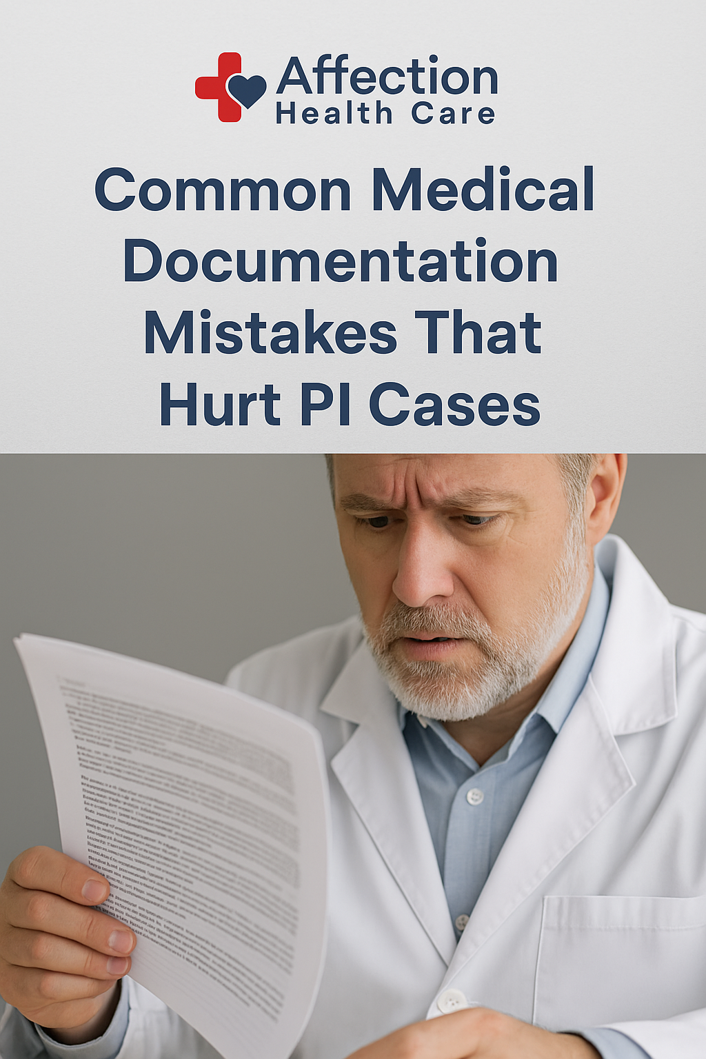 Common Medical Documentation Mistakes That Hurt PI Cases
