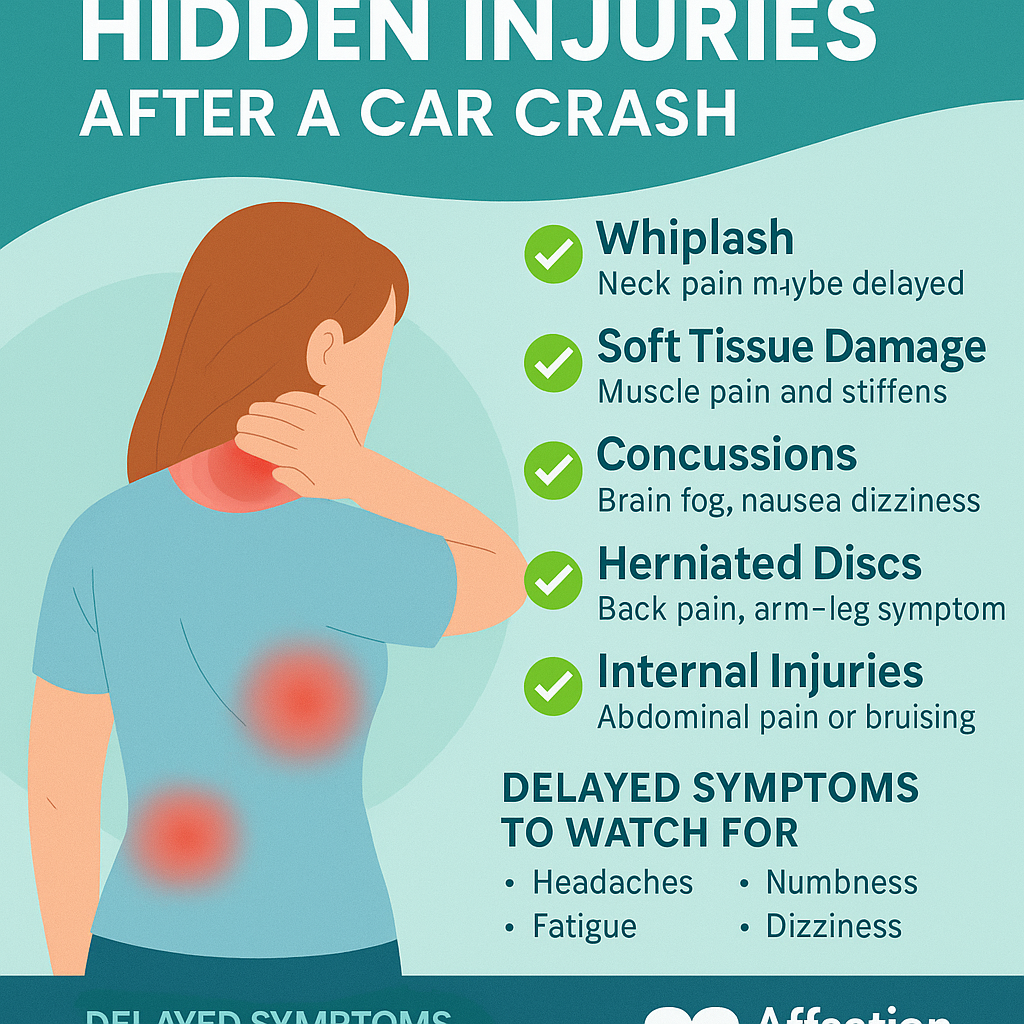 Identifying Hidden Injuries After a Car Crash