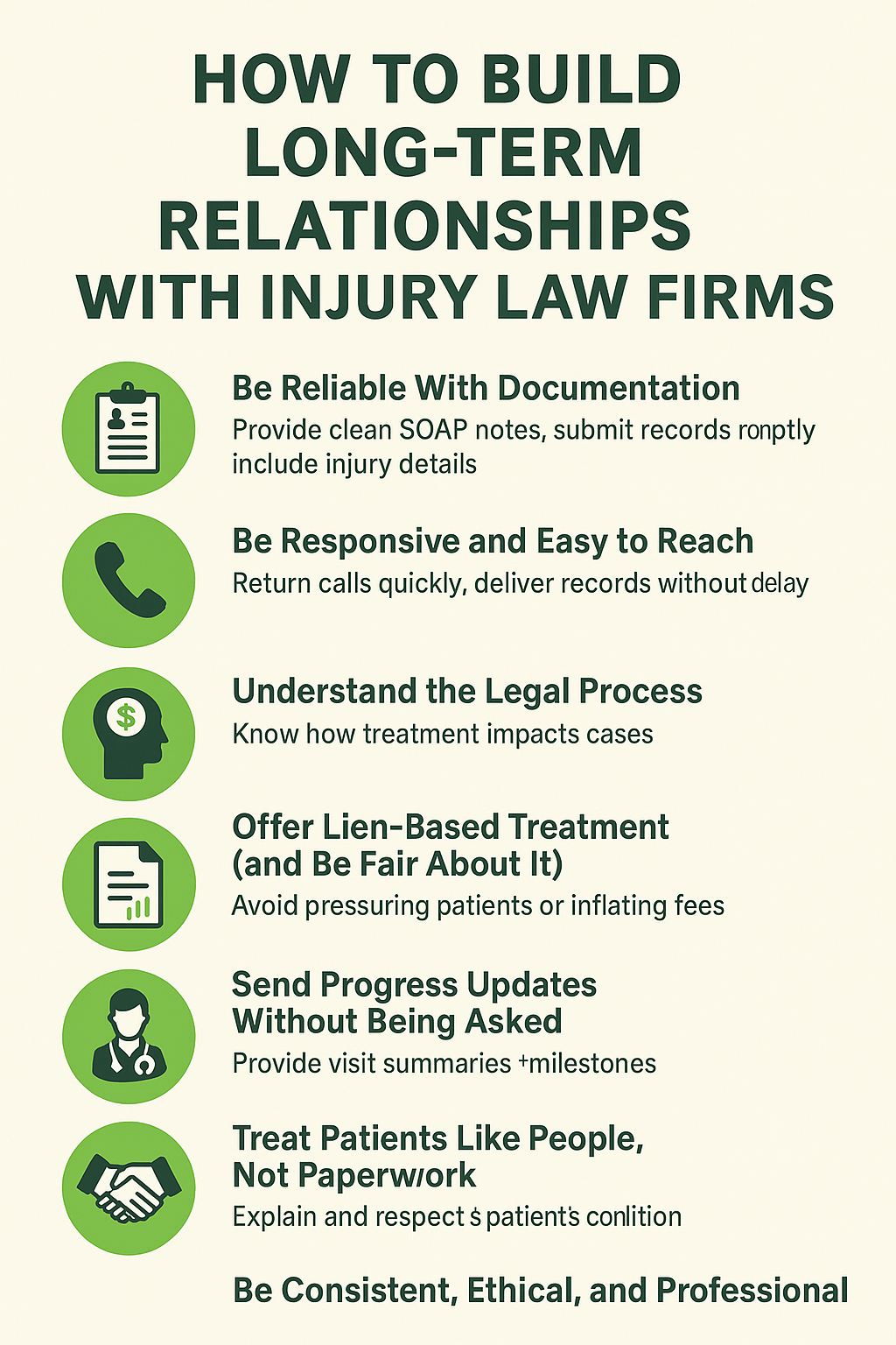 How to Build Long-Term Relationships With Injury Law Firms