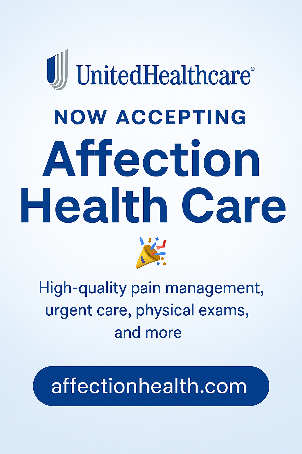 Affection Health Care Now Welcomes UnitedHealthcare Patients!