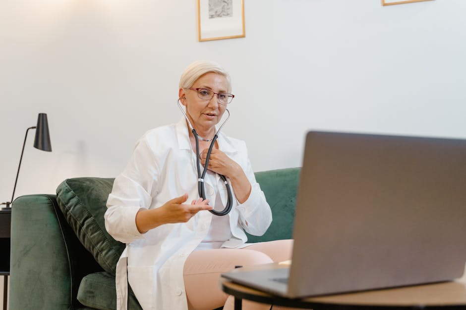 doctor video call patient health care